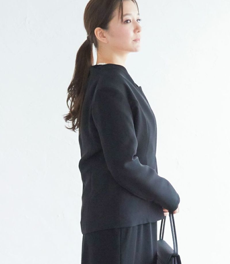 ブラックフォーマルジャケット【授乳服・マタニティウェア・授乳ブラ】