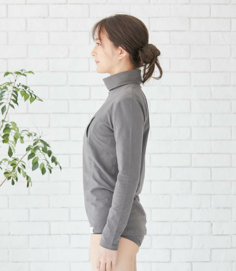 シンプル穴あき(タートルネック) 授乳用インナー | 授乳服・マタニティウェアのモーハウス|24年間ママに愛され続ける日本製授乳服 シンプル穴あき(タートルネック) 授乳用インナー | 授乳服・マタニティウェアのモーハウス|24年間ママに愛され続ける日本製授乳服