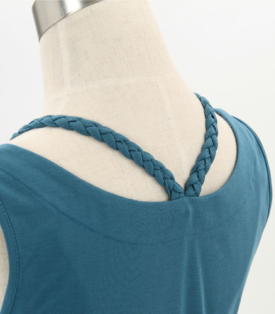 授乳服　授乳用インナー　みつあみ　スリットインナータイプ
