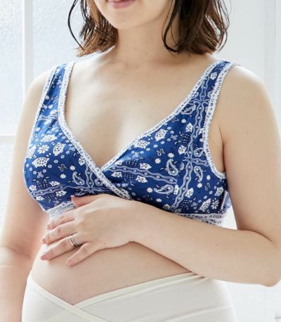 モーブラNewNew バンダナ　授乳ブラ　マタニティブラ【授乳服・マタニティウェア・授乳ブラ】