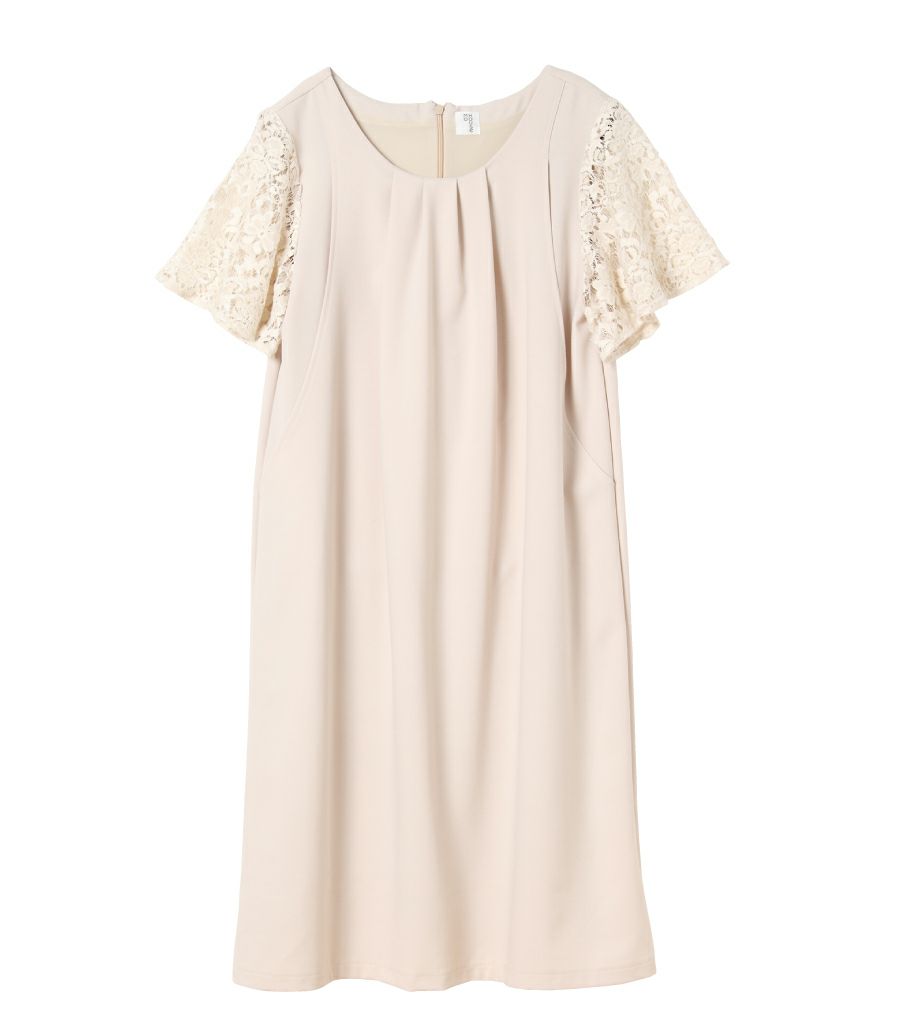 ジョーゼットワンピ 授乳服　マタニティ服 日本製【授乳服・マタニティウェア・授乳ブラ】