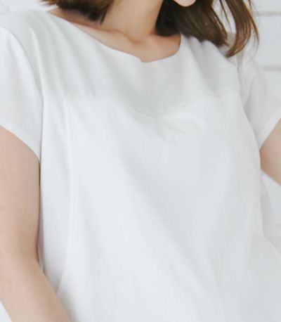 シルキーフレンチトップス 授乳服 日本製【授乳服・マタニティウェア・授乳ブラ】