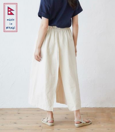 バックカバーパンツ<br>授乳 マタ二ティボトム ネパール製