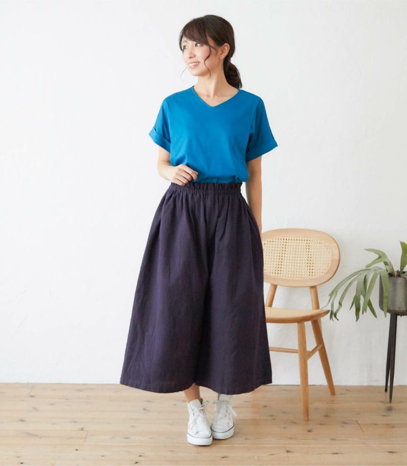 バックカバーパンツ<br>授乳 マタ二ティボトム ネパール製【授乳服・マタニティウェア・授乳ブラ】