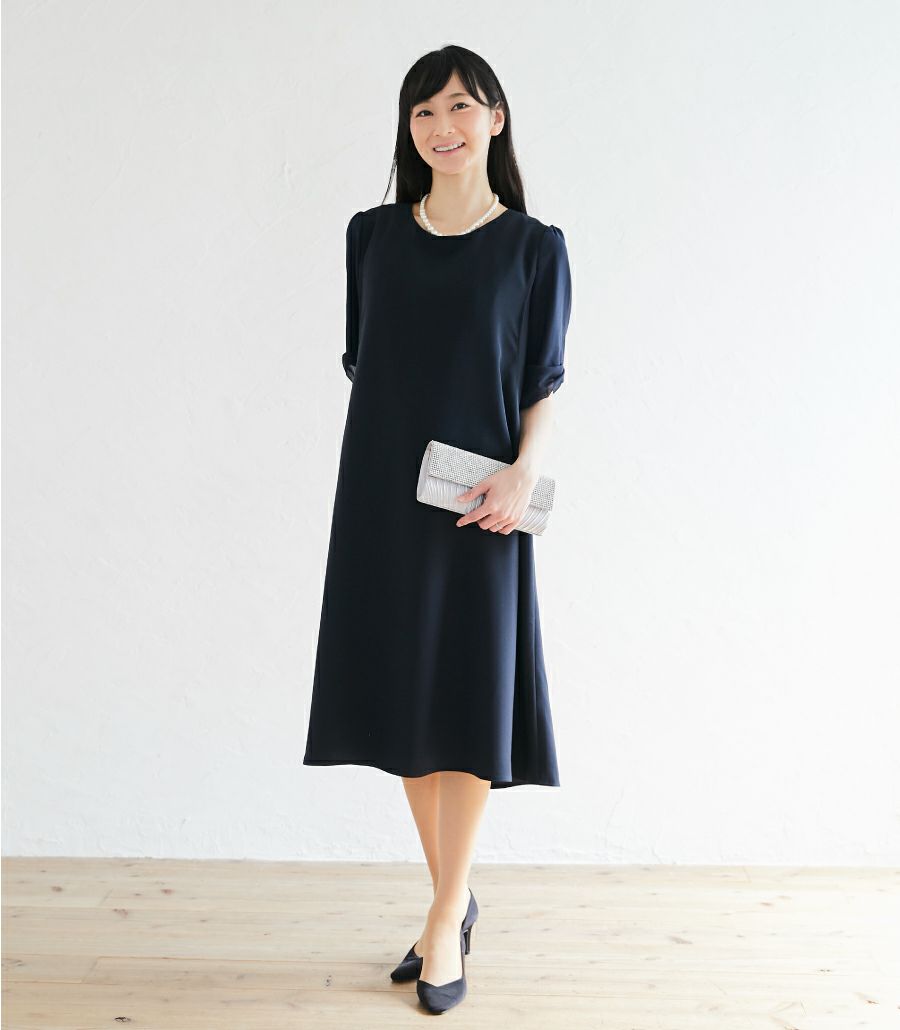 リボンスリーブワンピース 授乳服 マタニティ服 フォーマル授乳服 日本製 授乳服 マタニティ服 フォーマル授乳服 日本製 大人かわいい授乳服