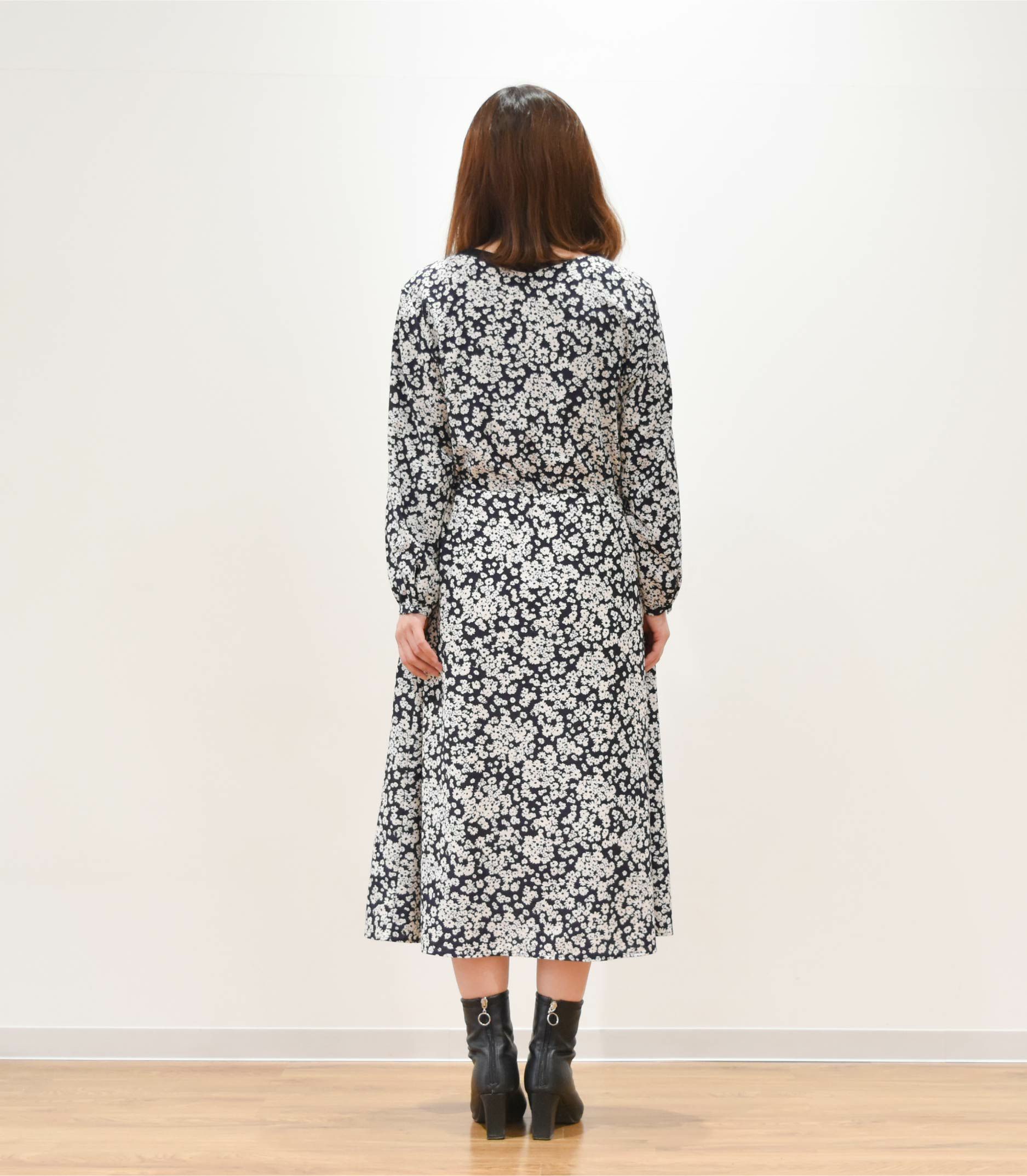 サマーセール50 Off フラワープリントワンピース 授乳服 日本製 授乳服 マタニティ服 ワンピース 日本製 モーハウス 大人かわいい授乳服