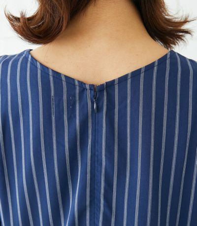 ペプラムトップス 授乳服 日本製【授乳服・マタニティウェア・授乳ブラ】