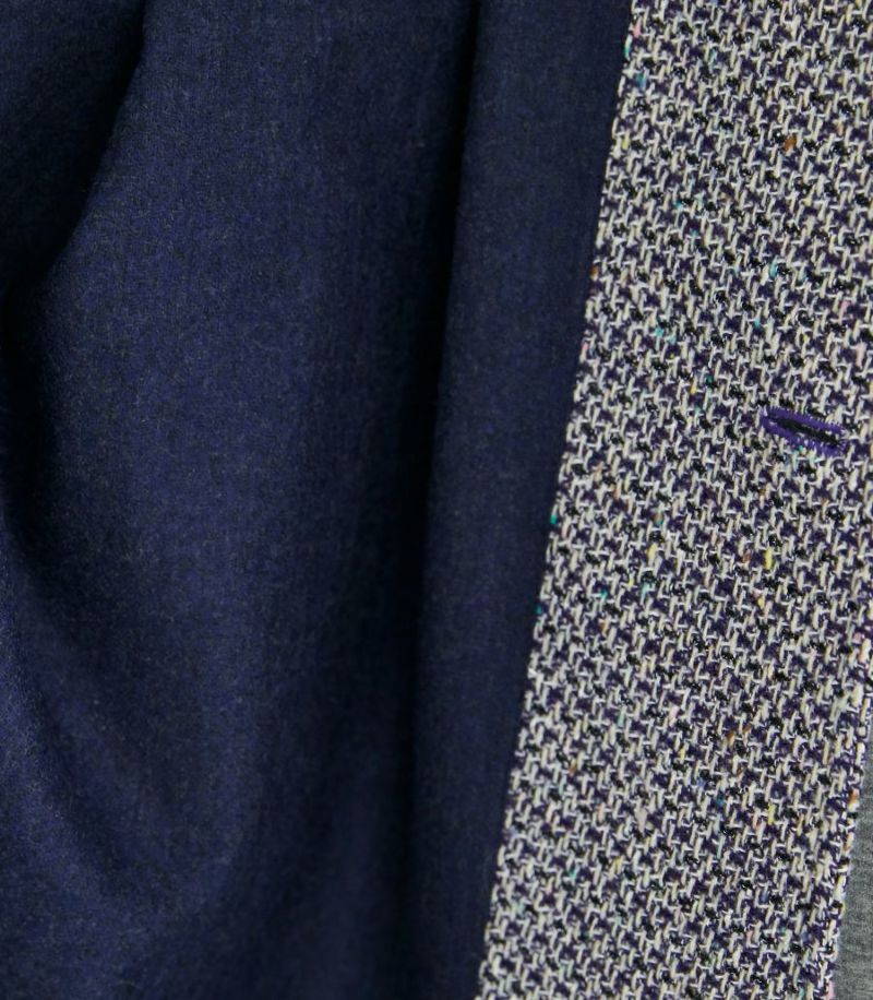 衿ショール　ネップツイード【授乳服・マタニティウェア・授乳ブラ】