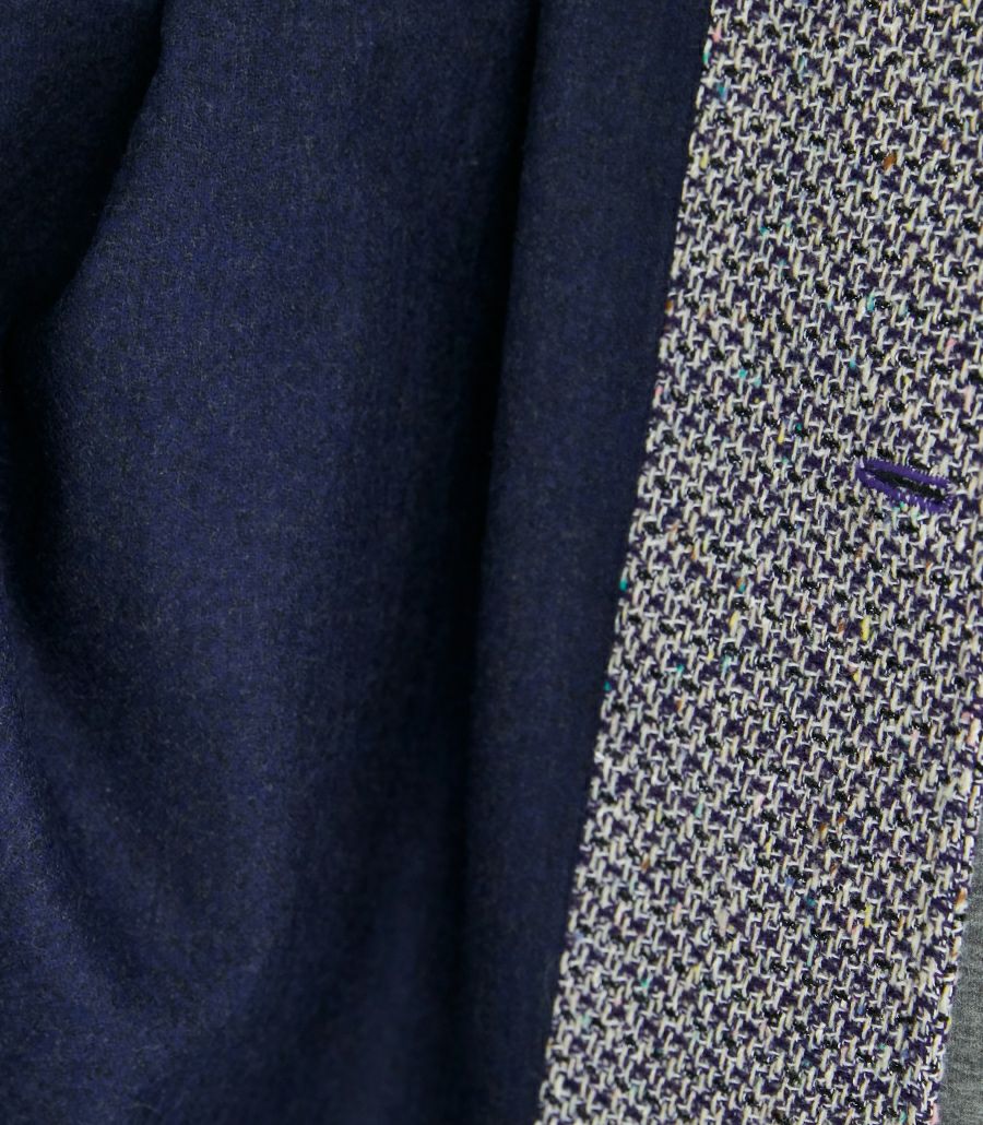 衿ショール　ネップツイード【授乳服・マタニティウェア・授乳ブラ】