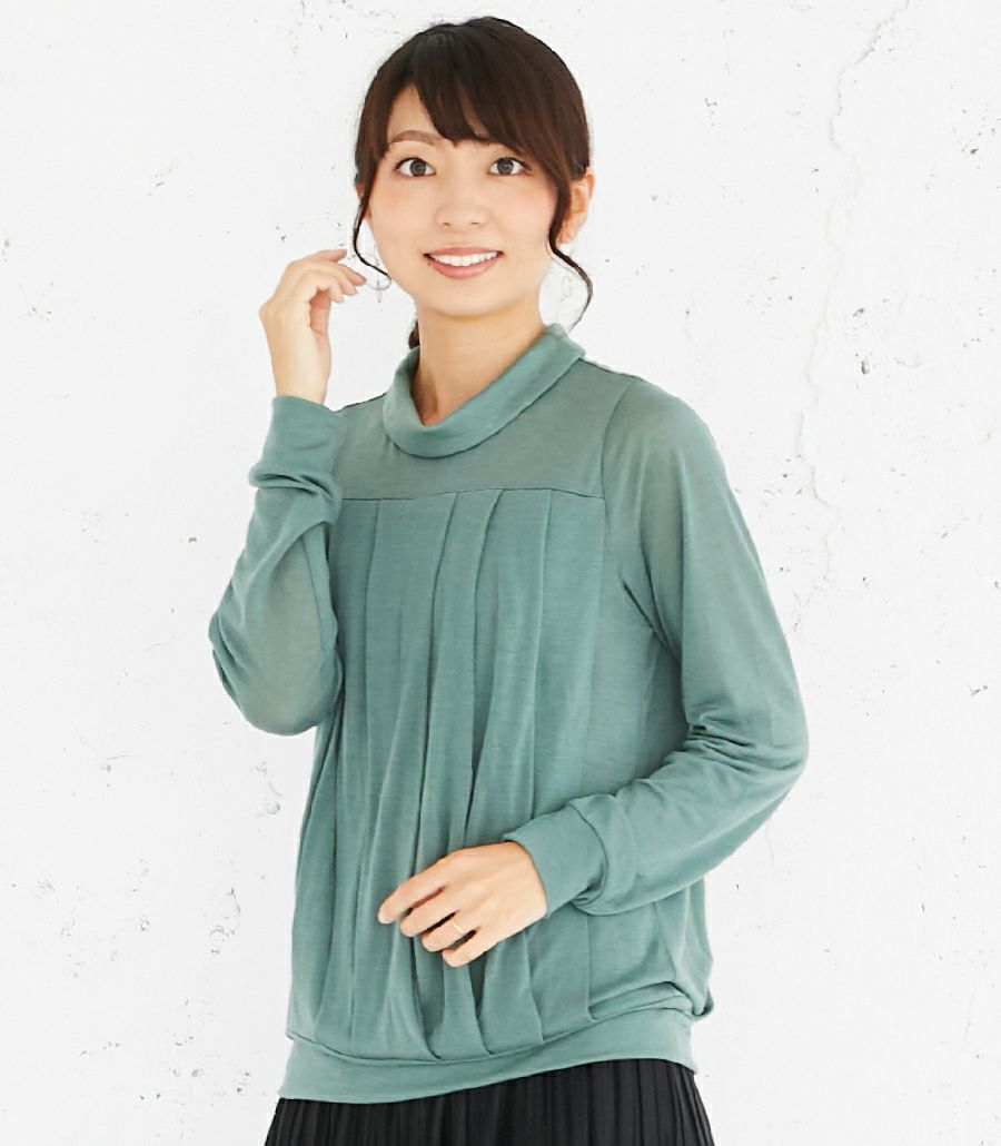 タックドレープT 授乳服 日本製【授乳服・マタニティウェア・授乳ブラ】