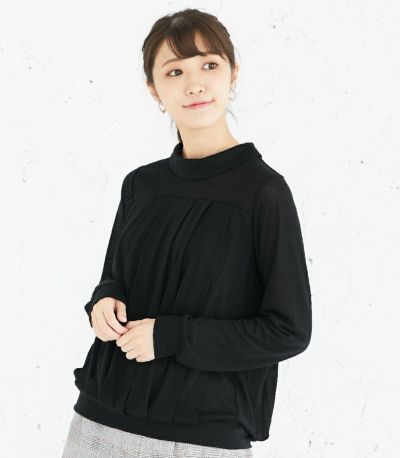 タックドレープT 授乳服 日本製【授乳服・マタニティウェア・授乳ブラ】
