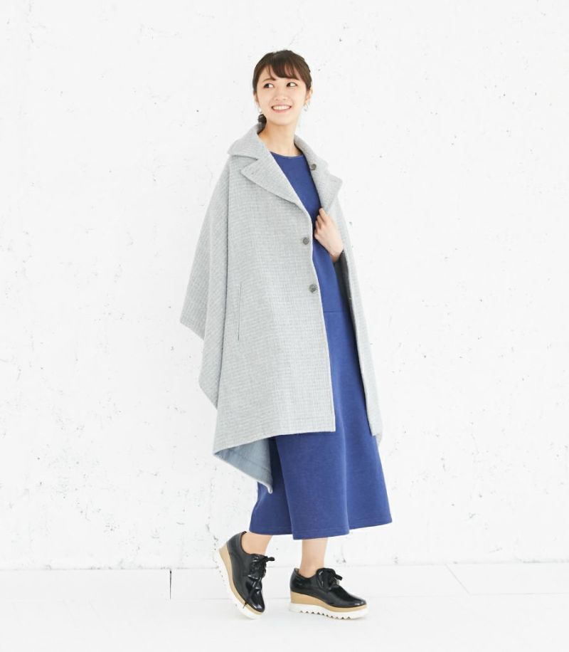 変わり袖切替ワンピース 授乳服 日本製 授乳服 マタニティ服