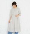 カシュクールワンピース<br>授乳服 マタニティ服　日本製【授乳服・マタニティウェア・授乳ブラ】