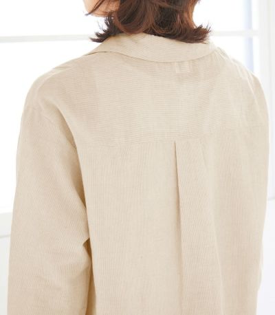 オーガニックコットンシャツ 授乳服 マタニティ服 日本製【授乳服・マタニティウェア・授乳ブラ】
