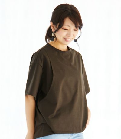 ビッグシルエットT 授乳服 マタニティ服 日本製【授乳服・マタニティウェア・授乳ブラ】