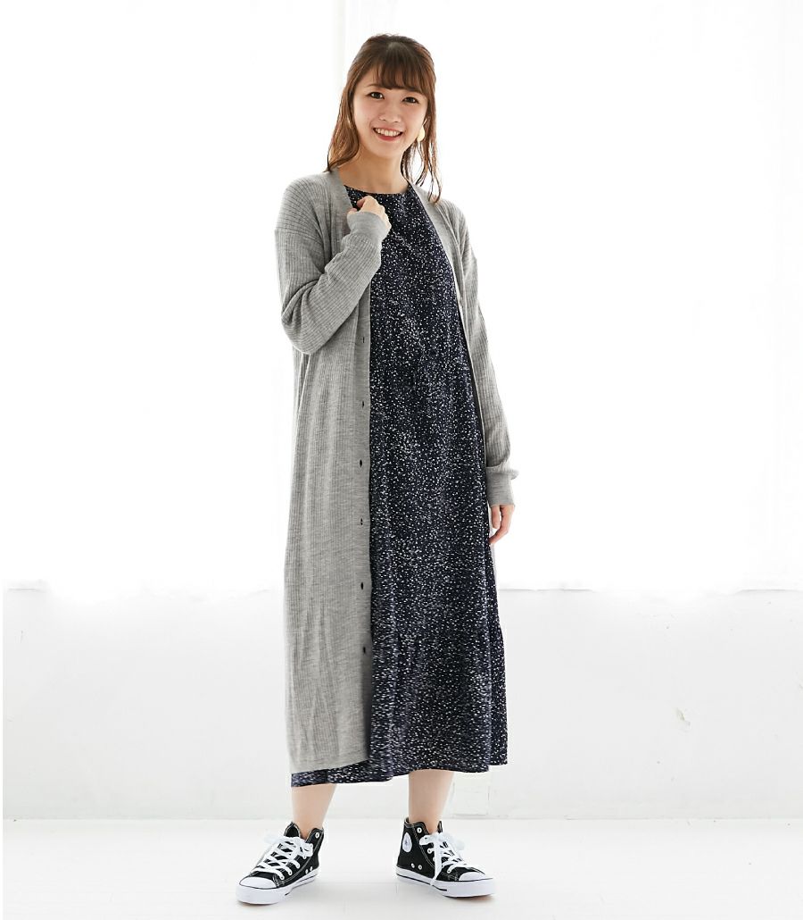 ティアードワンピース 授乳服 マタニティ服 授乳口付きワンピース 日本製 モーハウス