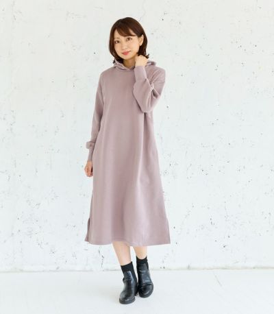 【試着OK】【新色】裏毛パーカーワンピース 授乳服 マタニティ服 日本製【授乳服・マタニティウェア・授乳ブラ】