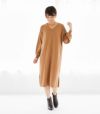 バックラインニットワンピース 授乳服 マタニティ服【授乳服・マタニティウェア・授乳ブラ】