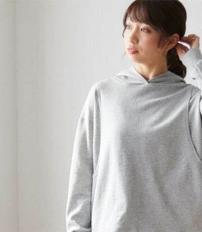デイリーパーカー 授乳服 日本製【授乳服・マタニティウェア・授乳ブラ】