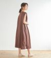 タックノースリーブワンピース 授乳服 マタニティ服 日本製【授乳服・マタニティウェア・授乳ブラ】