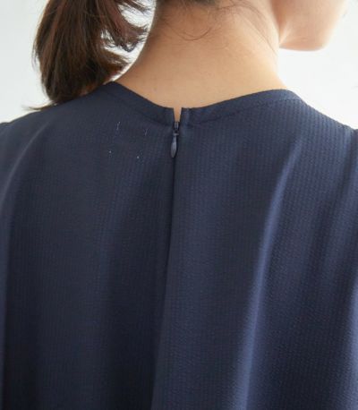 ストライプフレアーワンピース 授乳服 日本製【授乳服・マタニティウェア・授乳ブラ】