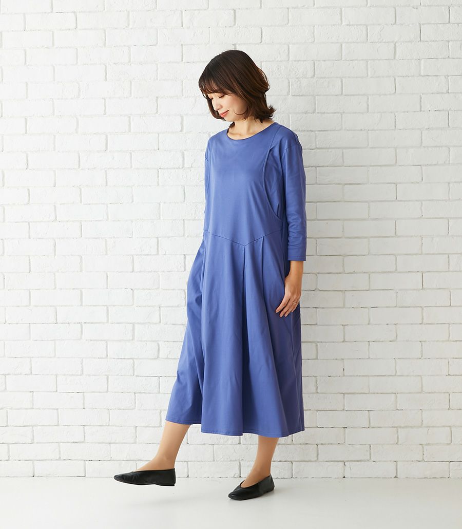 ウエストデザインワンピース