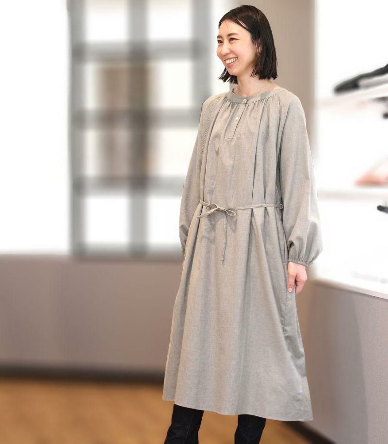 【試着OK】オーガニックビエラワンピース 授乳服 マタニティ服 日本製【授乳服・マタニティウェア・授乳ブラ】