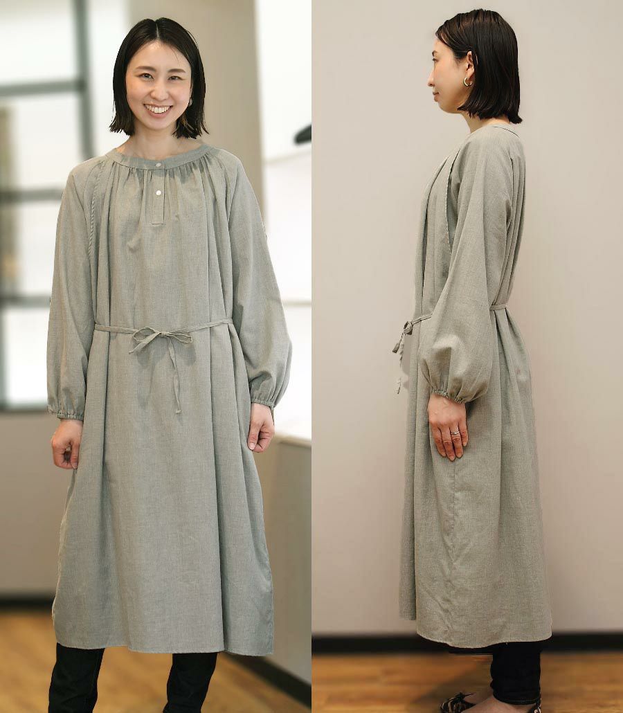 【試着OK】オーガニックビエラワンピース 授乳服 マタニティ服 日本製【授乳服・マタニティウェア・授乳ブラ】