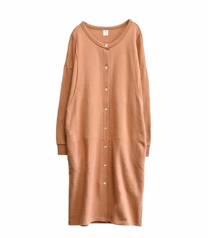 【試着OK】コットン裏毛パジャマワンピース　授乳服 マタニティ服 日本製【授乳服・マタニティウェア・授乳ブラ】