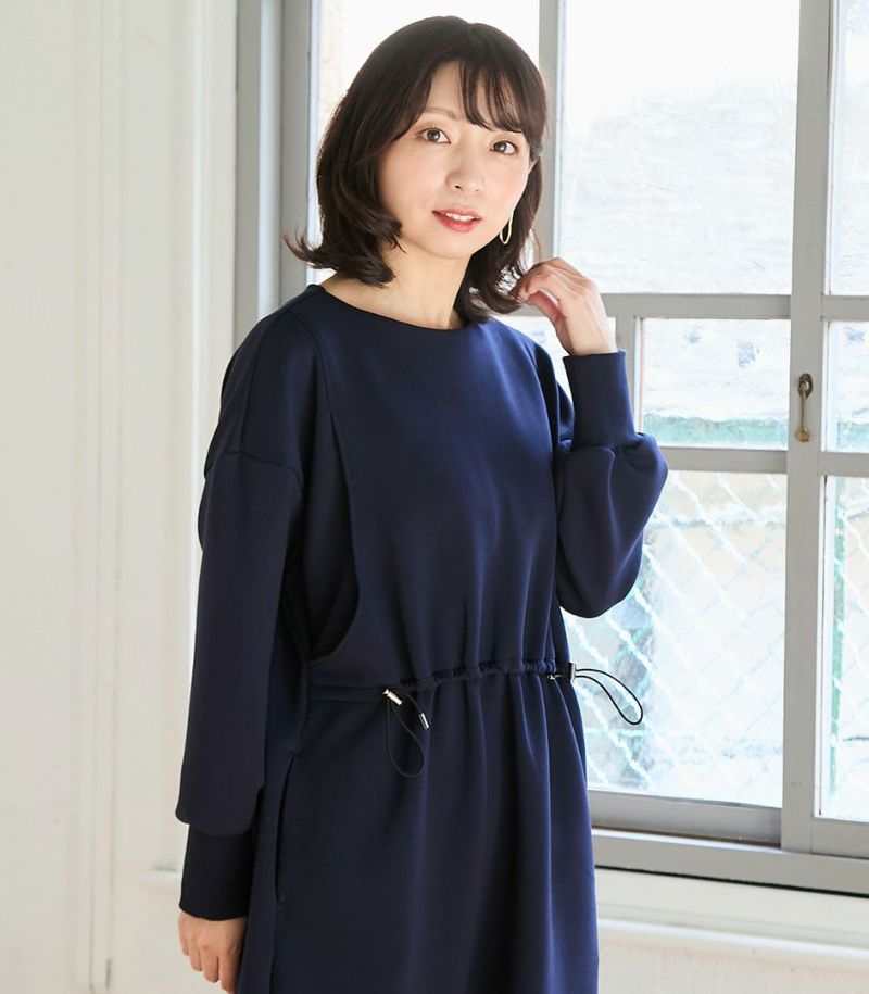 ドロストワンピース 授乳服 マタニティ服 日本製 授乳服